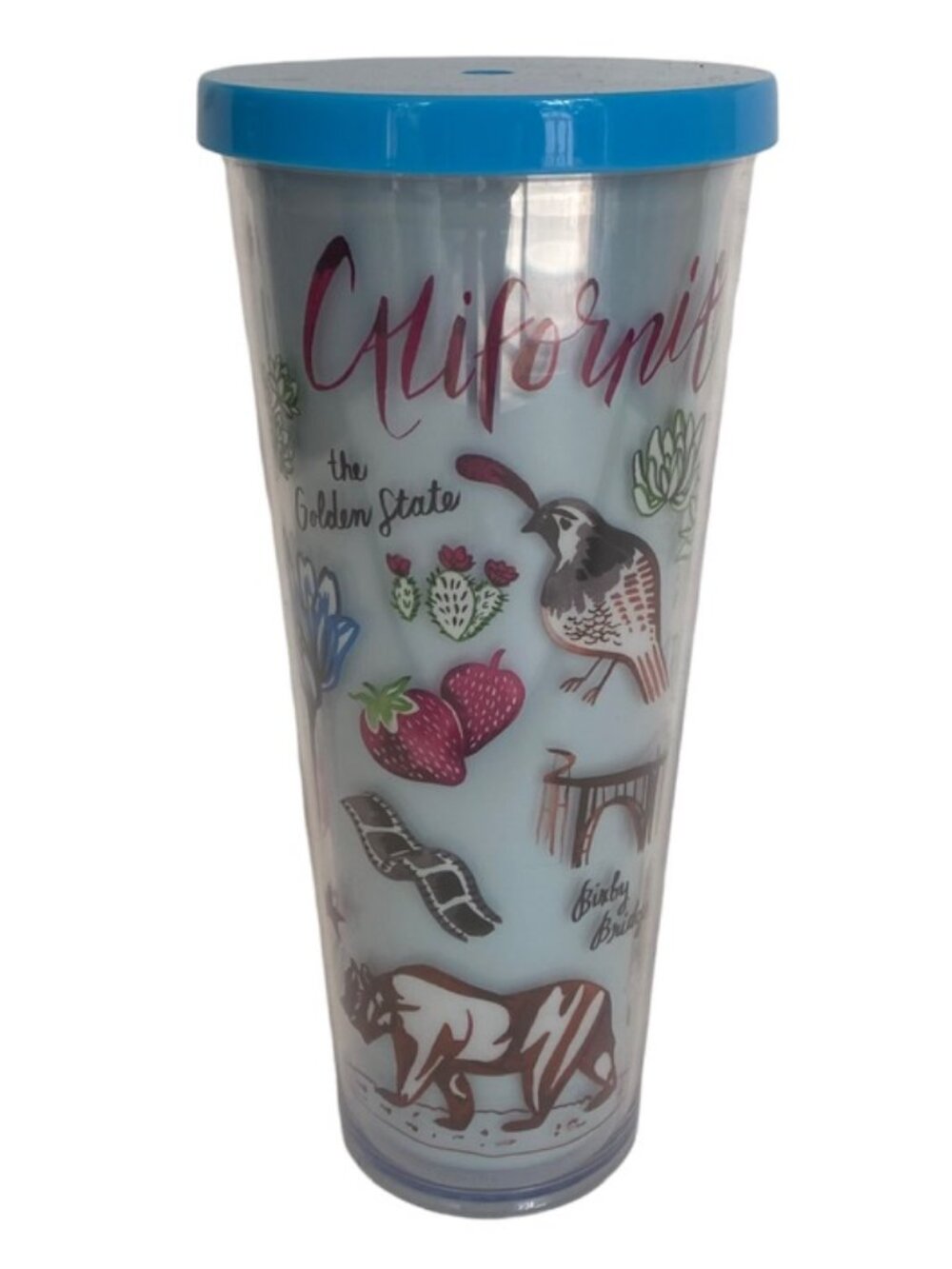 Starbucks California Tumbler Cup - No Straw- 24Oz